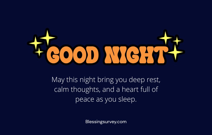 Good Night Blessings