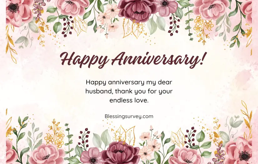 Happy Marriage Anniversary Wishes For Husband