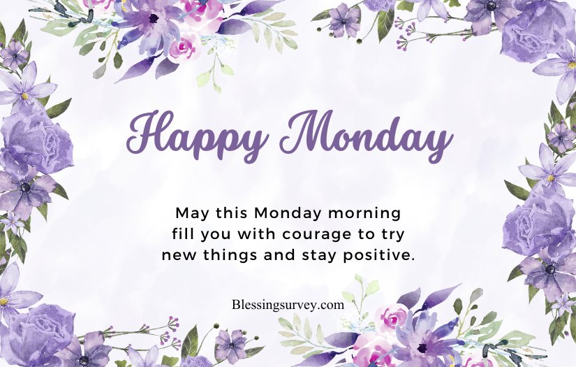 Good Monday Morning Blessings