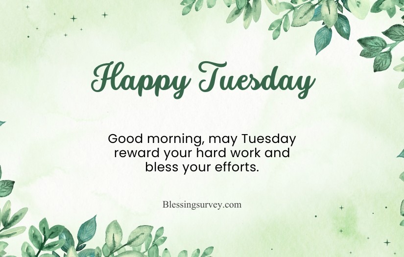 Good Tuesday Morning Blessings