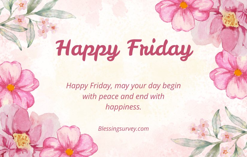 Friday Morning Blessings and Prayers