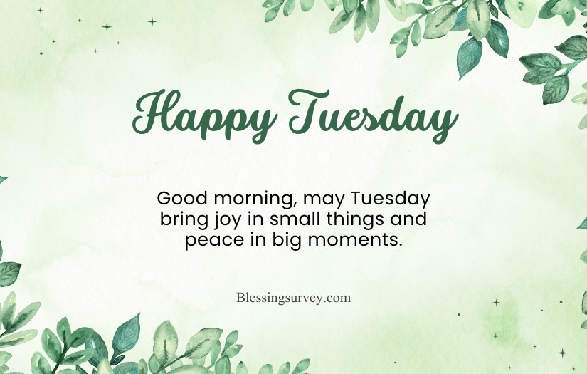 Tuesday Morning Blessings Images