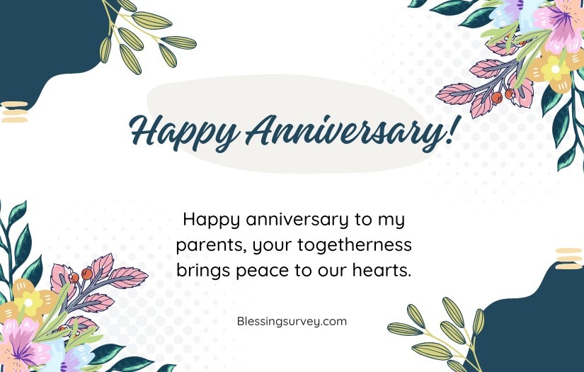 Wedding Anniversary Wishes For Parents
