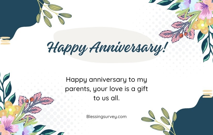 Anniversary Wishes For Parents From Daughter