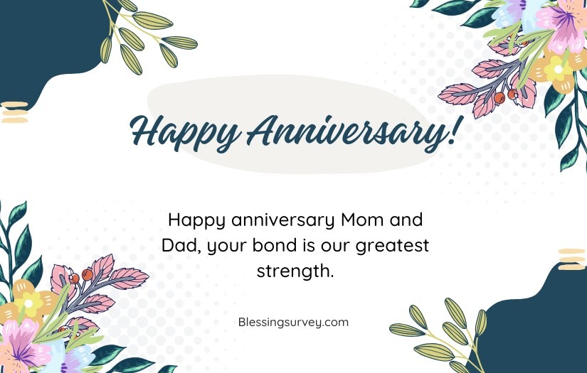 Marriage Anniversary Wishes For Parents
