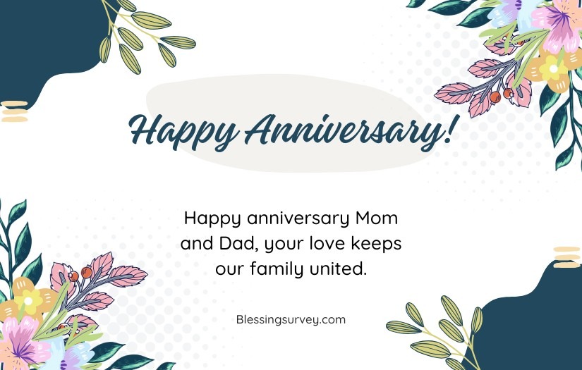 Wedding Anniversary Wishes For Parents From Daughter