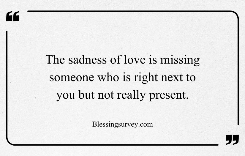 Deep Sad Quotes About Love