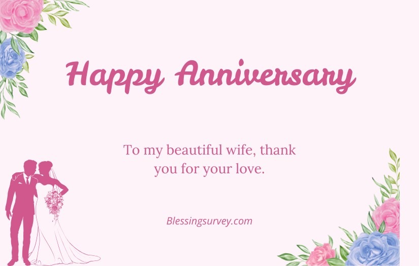 Short Anniversary Wishes for Wife