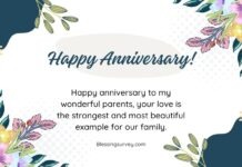 Anniversary Wishes For Parents