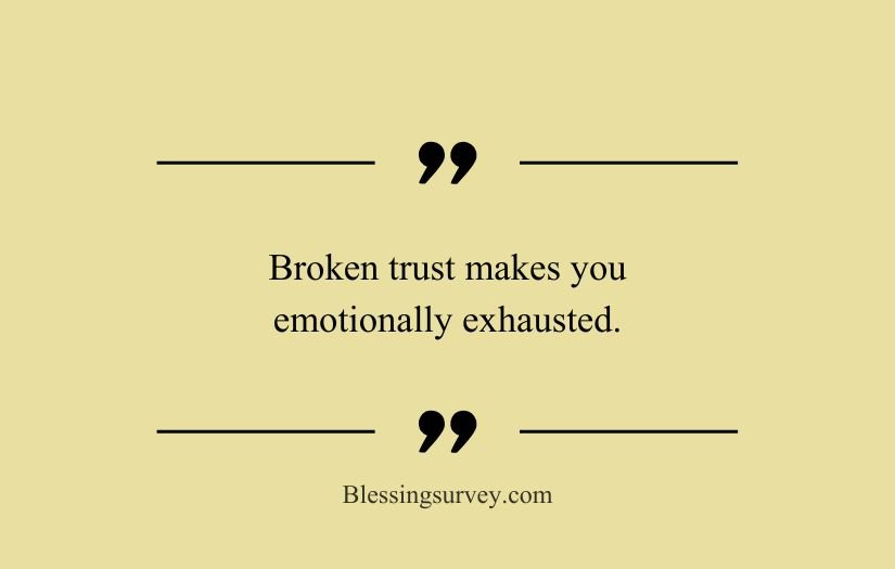 Broken Trust Quotes in English