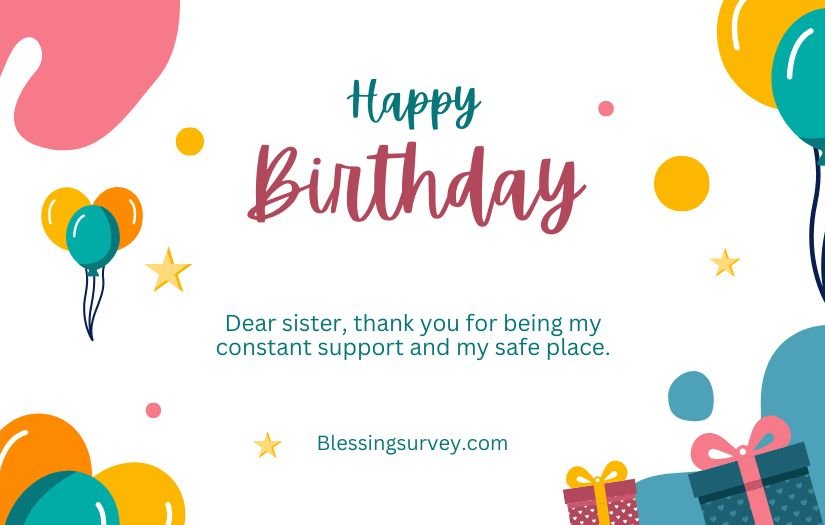 Simple Birthday Wishes For Sister